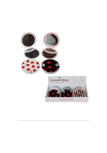 Cep Aynası Kapaklı 1 Adet Royaleks-mtr-1707 Renkli