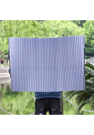 Ally 46 CM Araç Ön Cam Güneşlik Otomatik Geri Çekilebilir Branda Siyah - Gri