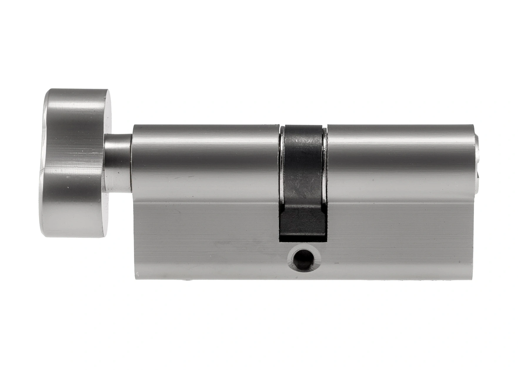 Folinda Güvenlik Kilidi Cilindiri 80mm - Alüminyum Kabuk Bakır Çekirdekli - Kırılma/delme/şok Koruma - Tek Yön Döndürücü - Ev/ofis Kilit Tamiri Gümüş