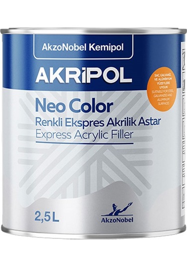 Akzonobel Siyah Renk Akrilik Astar 1 Litre