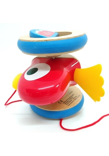 Ahşap İpli Çekçek Yürüme Arkadaşım Papağan 1 Yaş +