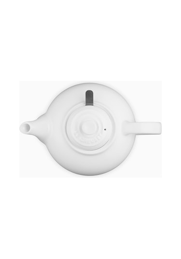 Le Creuset Paslanmaz Çelik Süzgeçli Seramik Çaydanlık, 1.3l Beyaz