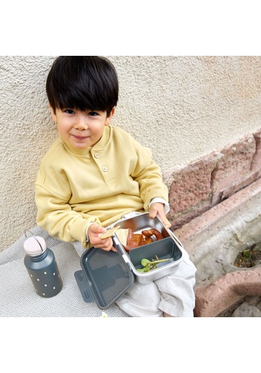 Lassig Happy Prints Çelik Matara Midnight Blue 500ml Mavi