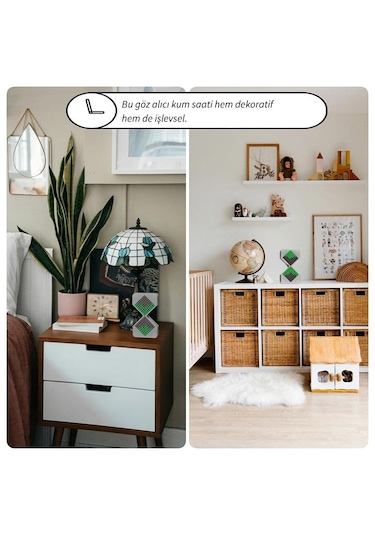 Techtic 3d Dijital Kum Saati Elektronik Kum Saati Masaüstü Zamanlayıcı Ev Ofis Dekoratif Kum Saati