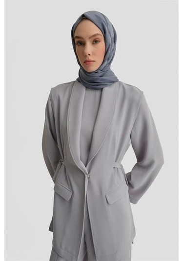 Armine Yelekli Takım 25y6000 Gri Gri