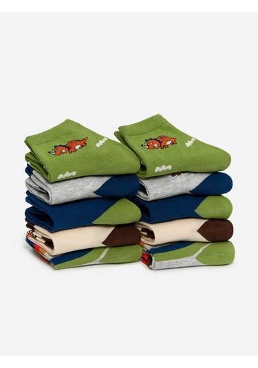 Neobycnye Nosockı Yüksek Çorap Seti 446871083 Mavi