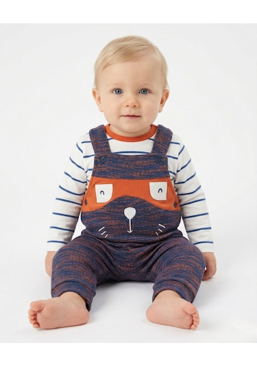 Tongs Baby Wanted Salopet Takım - Kiremit