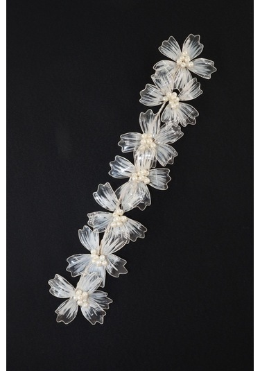 Çiçekli Sedef Gelin Tacı. Gelin Saç Aksesuarı. Nişan Saç Aksesuarı. Söz Nikah Kına Saç Aksesuarları