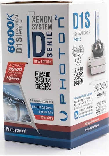 D1s 6000k +%50 Fazla Işık Ampul Beyaz