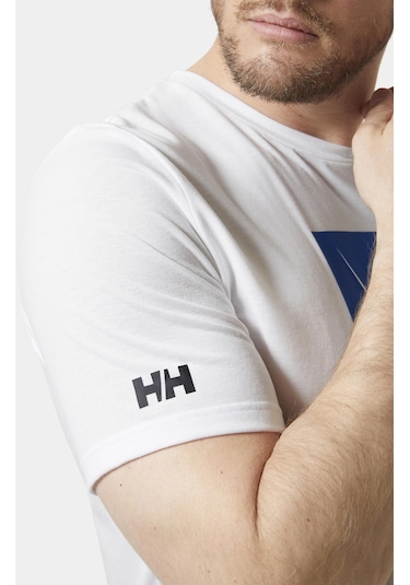 Helly Hansen Hp Race Graphic Erkek T-shirt-27974-beyaz Beyaz