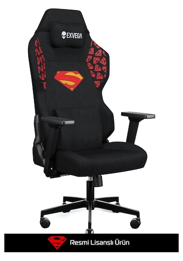 Exvega Andromeda Superman Masajlı Oyuncu Koltuğu Dokuma Kumaş