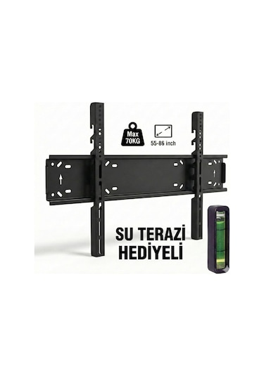 Nextstar Ye-5586 45-86'' Sabit Lcd Led Tv Askı Aparatı - Su Terazili