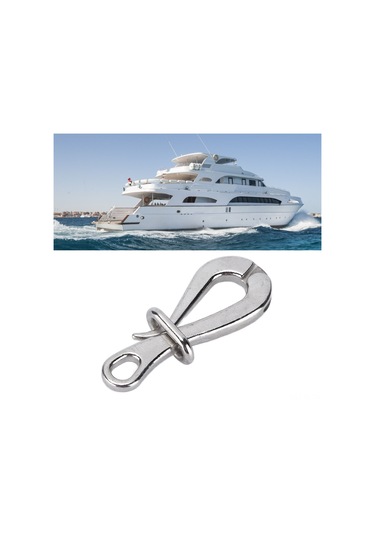 Lemestar 316 Paslanmaz Çelik Denizcilik Kanca, 4 İnç 10.2 Cm , Yük Sabitleme, Zırh/çapa/tekerlek Uygulamaları, Kötü Ortamlara Dayanıklı