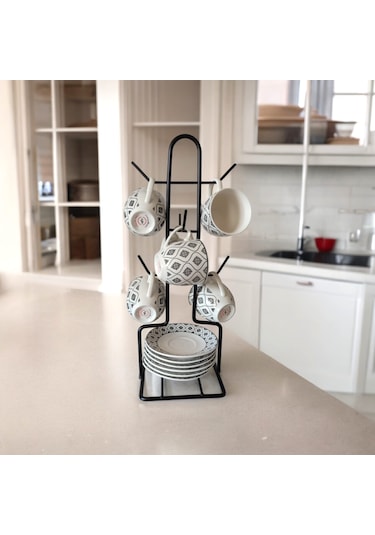 Fincan Askısı, Siyah Tabaklı Askılık