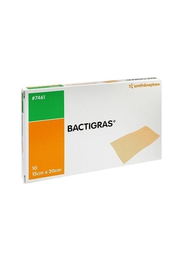 Bactigras Antiseptik Tül Yara Yanık Bakım Örtüsü 15 x 20 CM 10 Adet