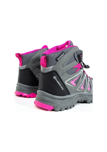 Hammer Jack Celos Su Geçirmez Gri Fuşya Çocuk Outdoor Bot 10123206-f Gri Fuşya