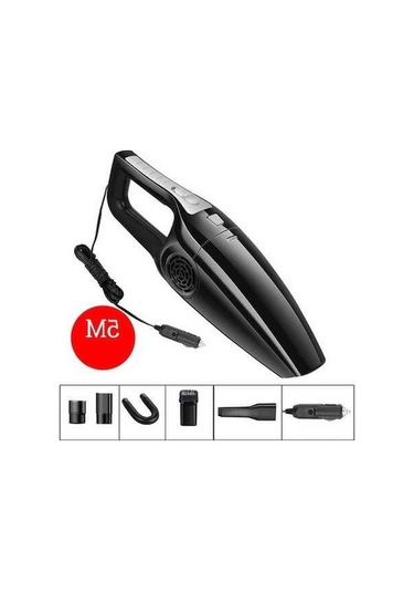 Novahub Güçlü 120w Çift Kullanımlı Yedinci Nesil Araba Süpürgesi Siyah Siyah