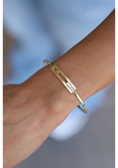 Altın 3.10 Gr Kaburga Kelepçe İki Sıra