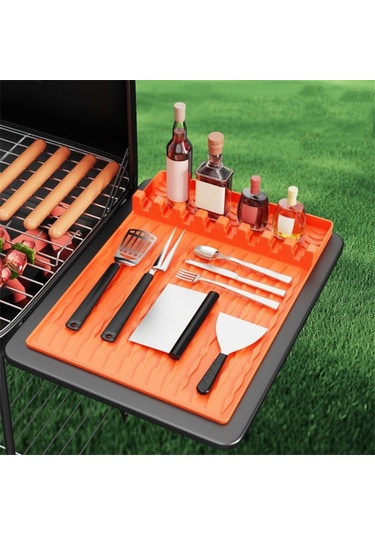 Cbtx Kamp Barbekü Aletleri Silikon Mat Barbekü Izgara Gereçleri Tutucu Mat 002 001