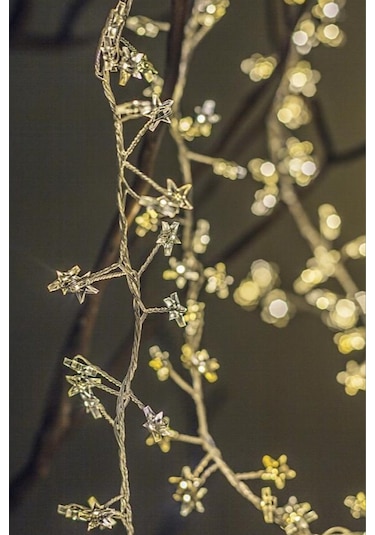 Yıldız Led Işıklı Garland Gün Işığı