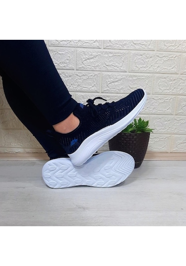 M.p 1501 Lacivert Fuspetli Rahat Ve Hafif Bayan Spor Ayakkabı 001