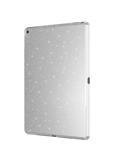 Apsuwa Apple Uyumlu iPad 10.2 2021 9.nesil Kılıf Koton Simli Silikon