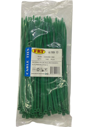 Ennalbur Frt Yeşil 3,6x200 Kablo Bağı