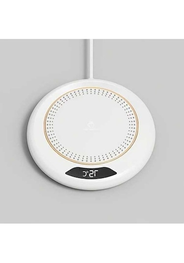 Fastbuy Turcoshop11 Beyaz Cop Rose Usb Isıtmalı Bardak Altlığı - 3 Ayarlı, Her Mevsim İçin Sıcak İçecekler
