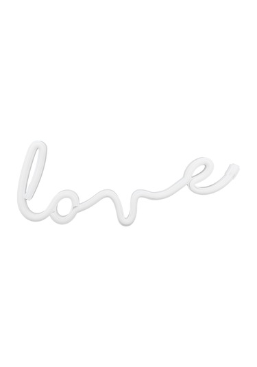 Hangfox Pembe Love Şekilli Led Neon Işığı - Usb Veya Pil İle Beslenir - Ev, Düğün, Parti Dekorasyonu Duvar Aydınlatması Pil Dahil Değil Açık Pembe