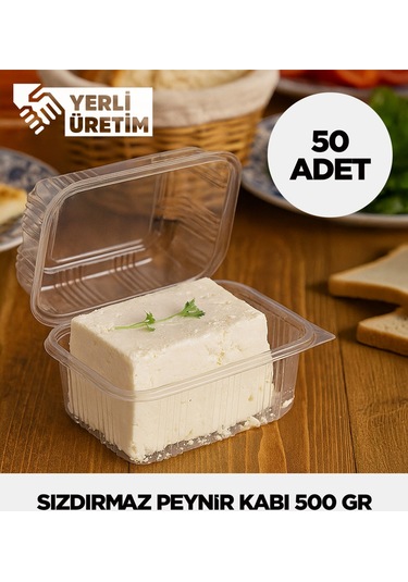 Peynir Kabı 500 Gr 50 Adet Diğer