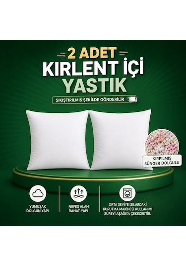 Polaroo 2 Li Kırlent İç Dolgusu 30 x 50