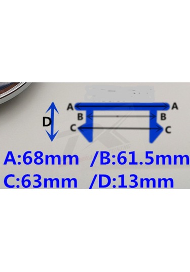 Nissan Jant Göbeği Kapak Seti 68Mm