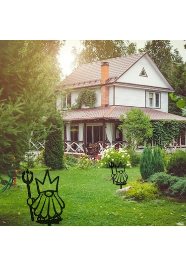 Bahçe Aksesuarı Metal Bahçe Cücesi Bahçe Süsü