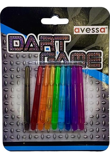 Avessa Shaft-10 Renkli Plastik Dart Oku Shaftı 9lu