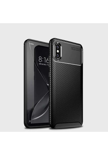 Xiaomi Mi Max 3 Kilif Karbon Silikon Case 389460787