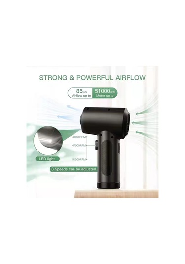 Reedark Yüksek Güçlü Kablosuz Araç El Süpürgesi - Usb Şarjlı Taşınabilir Üfleyici