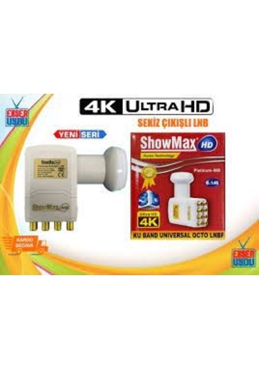 Showmax Platinum Sekizli Lnb - Sekiz Çıkışlı Hd Lnb - 8'li Lnb