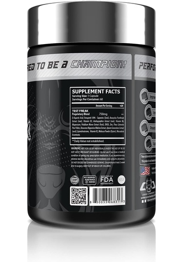 Core Champs Core Series Test Freak Booster Daa Aspartic Acid Tribulus 60 Caps
