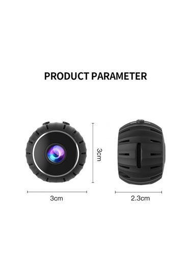 Hombey X10 1080p Hd Hareket Algılama Kamera, 2.4ghz Wifi, 6 Led Işık, Tf Kart Desteği 128g Maks , Ev/pet İçin Kablosuz Gözetim Kamerası