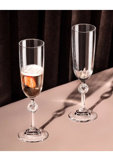 Madame Coco Şampanya Kadehleri, 150 Ml, 4 Adet, Cam 326239880 Beyaz