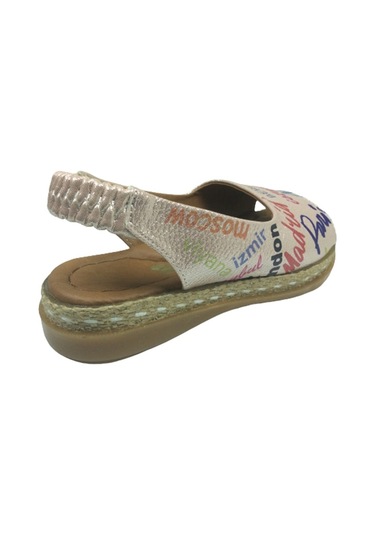 Ortopedikal 1506 (Plm) Kız Çocuk Sandalet Ayakkabı Baskılı (496503989) Pudra