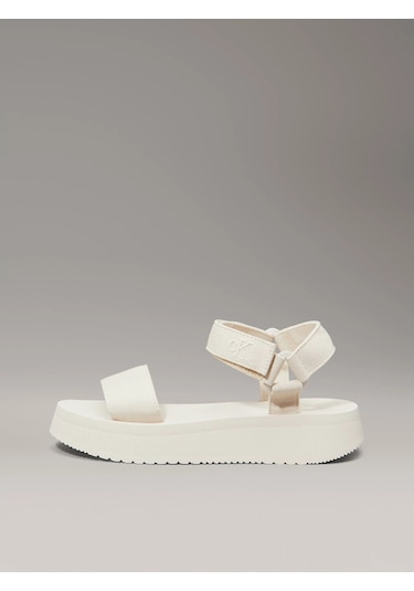 Calvin Klein Sandal Velcro Webbıng Mg Çok Renkli Calvin Klein Sandal Velcro Webbıng Mg Çok Renkli
