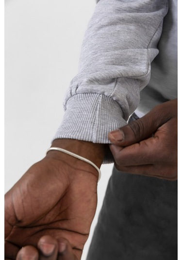 Ozark Marty Byrde's Logo Grimelanj Erkek Kapşonlu 3ip Sweatshirt Gri