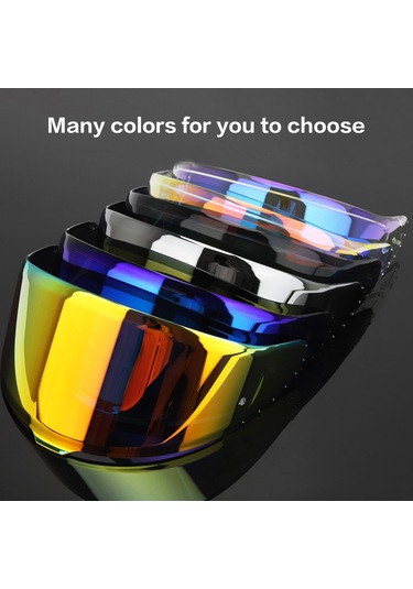 Lemestar Z8 Kaskı İçin Değiştirme Camı - Uv Koruma, Buhar Engelleme, Kırılma Dayanıklı, Güneş Ve Tozdan Koruyucu - Çay/revo Kırmızı Rengi