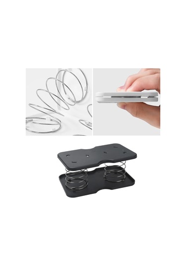 White-1pc Pratik Yaylı Mendil Kutusu Çift Yay İçerir Dayanıklı Ve Yüksek Elastikiyet Alt Kağıdı Kolayca Almanıza Yardımcı Olur