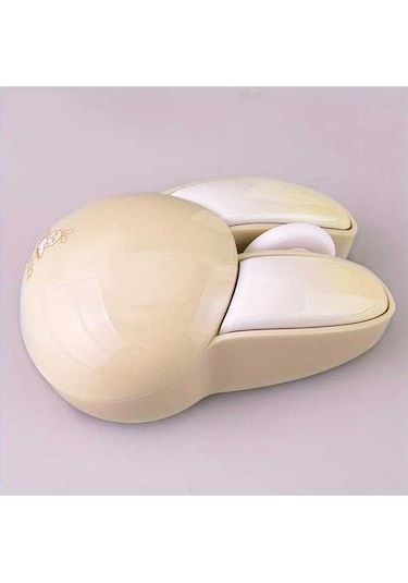 Besthome1 Kablosuz Sessiz Pippi Tavşan Fare Füme Rengi Diğer