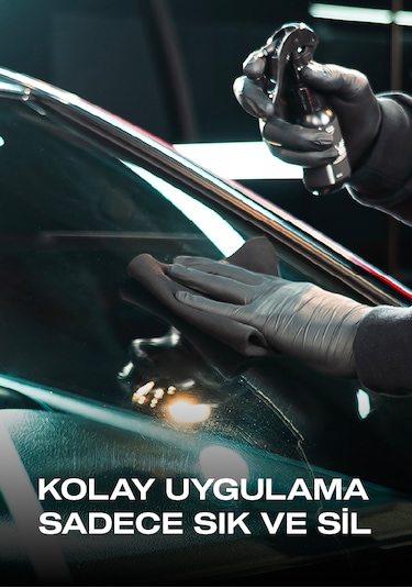 Nasiol Glasshield Nano Yağmur Kaydırıcı Cam Yüzey Seramik Kaplama 2 Yıl Dayanım Su İtici Spreyi 50 ML