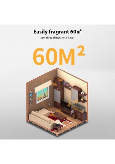 Novahub 300ml Otomatik Oda Kokusu Makinesi - Duvara Montajlı, Banyo/otel/ofis İçin Sessiz Ve Şık Koku Dağıtıcı