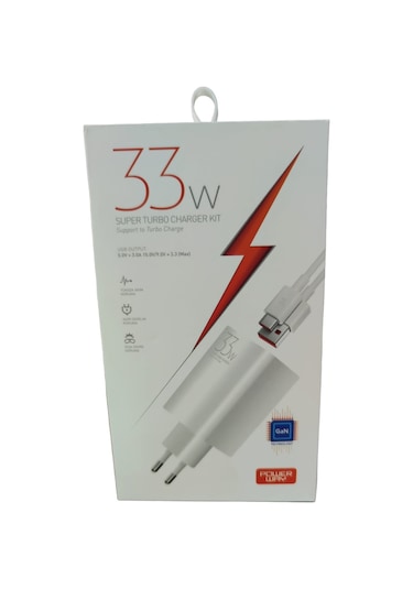 Powerway Gan 33w Super Turbo Şarj Type C Şarj Aleti