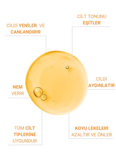 The Vivia Leke Karşıtı Aydınlatıcı Vitamin C Serum 30 ML